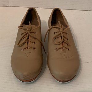 Bloch Techno Girls Lace-Up Leather Tap Shoes